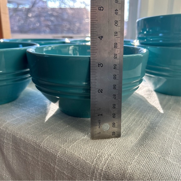 NEW Le Creuset set of 6 stoneware cereal bowls - Picture 8 of 9